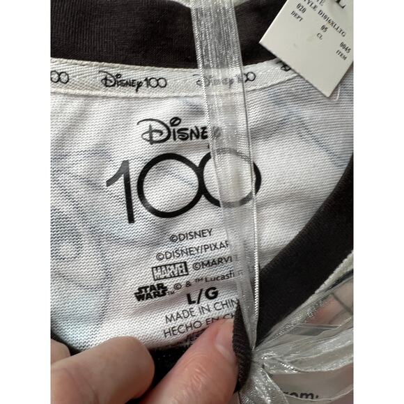 Disney 100 Pixar Marvel character mash-up size L New pajama set - Picture 8 of 8